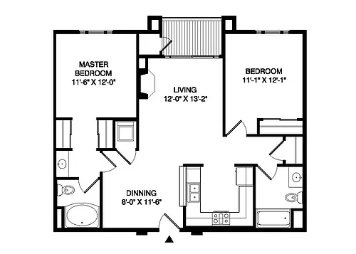 Floor plan B3