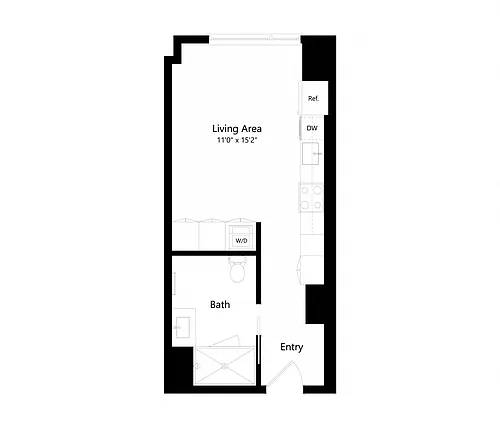 Floor plan S3 - Studio
