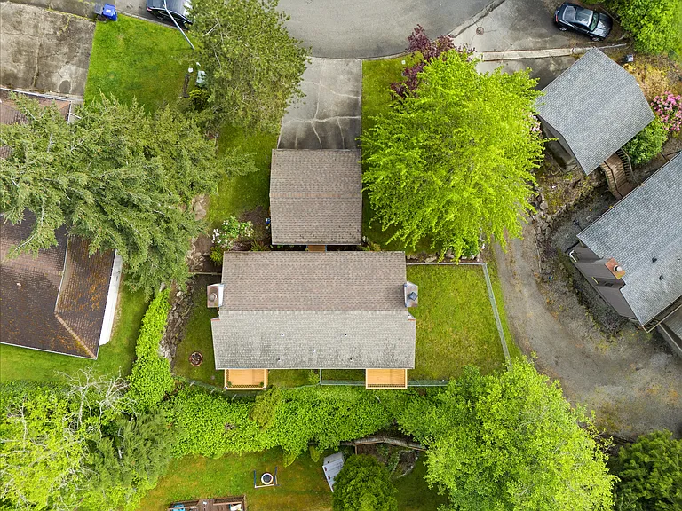 Drone view of exterior