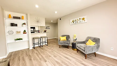 Floor plan 2 Bedrooms 1 Bath - Upgraded