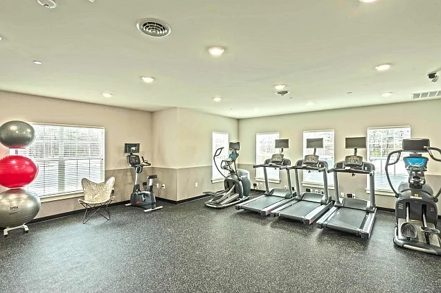 The fitness center with strength and cardio