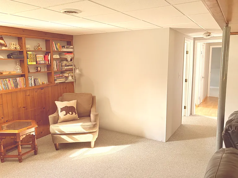 Quite reading space downstairs