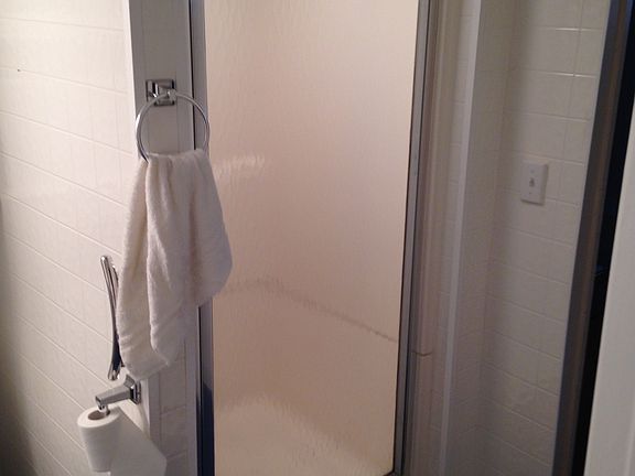 Lower level shower