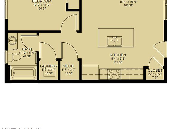 3rd image of 7630 Park Dr #214
