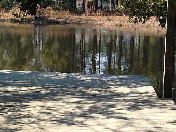 View of lake on private dock