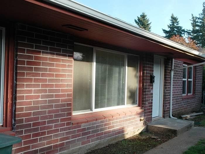 Front with patio out back and big community yard.