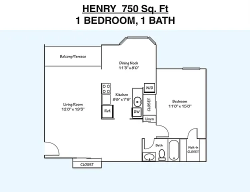 Floor plan Henry