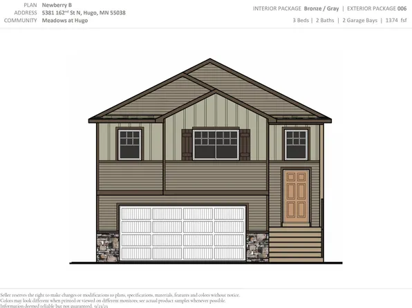 5381 162nd St N, Hugo, MN 55038