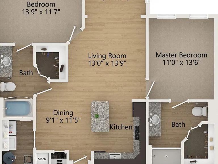 The Oaks on the Lake Upscale 55+ Apartments — Photo 26