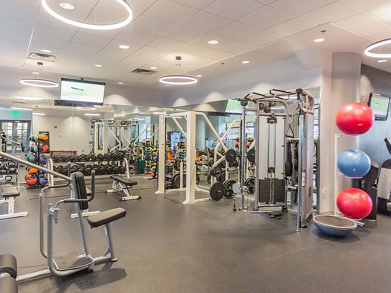 24-hour fitness center