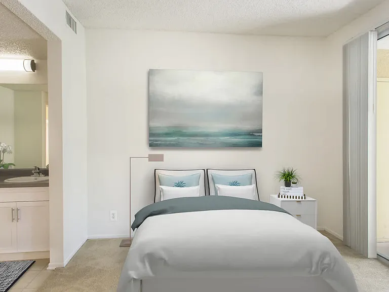 Carpeted Bedroom