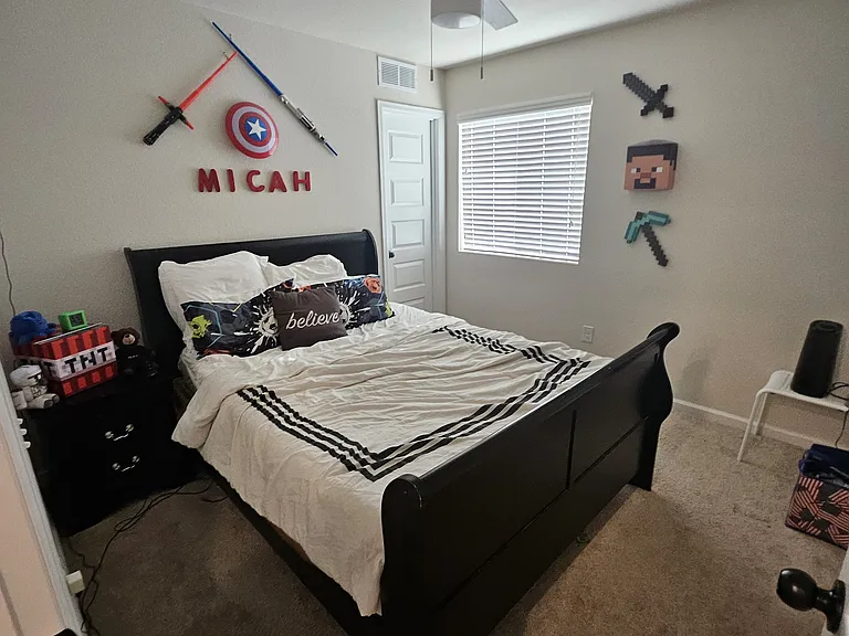 Third bedroom, upstairs.