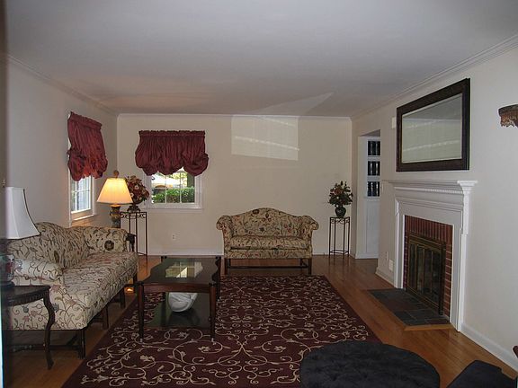 Formal Living Room With Fireplace