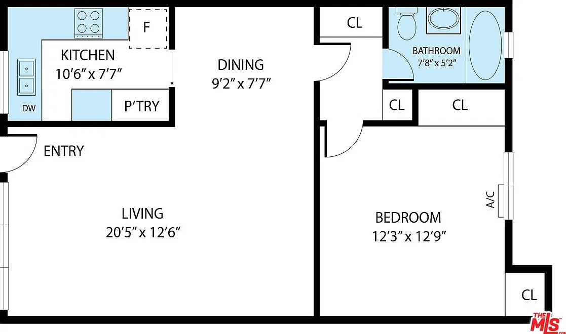 1 bed, 1.0 bath, 646 sqft, $2,195 — Photo 3