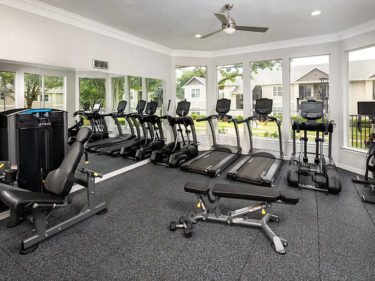 Fully-equipped fitness center