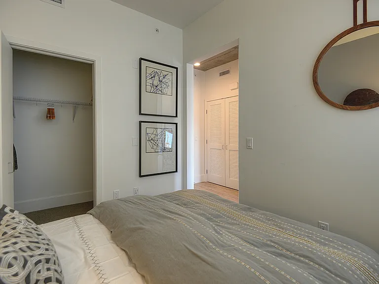 Large bedroom with plenty of storage