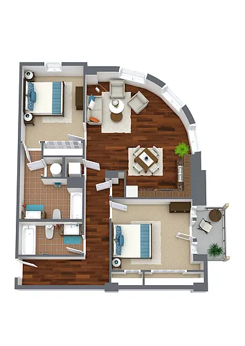 Floor plan B Plan