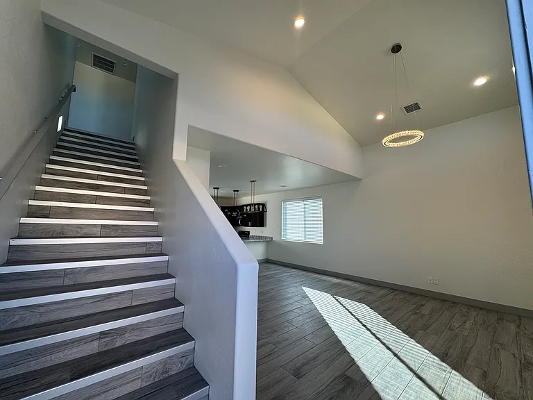 Entry and Living room