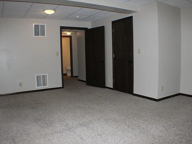 Basement bedroom with walk out.