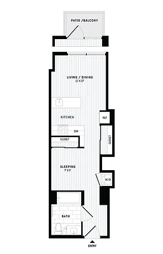 Floor plan A1 - Studio Suite