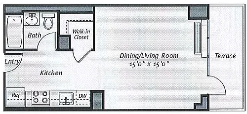 Floor plan S1-207-441sq-ter