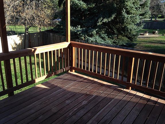 pergola covered deck off mail level/kitchen