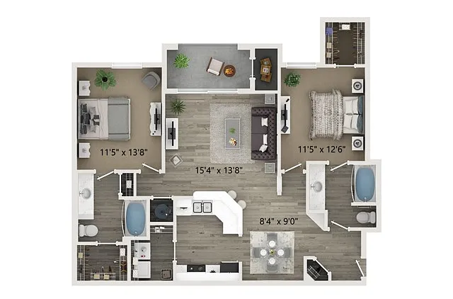 Floor plan B3