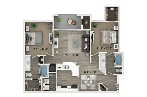 Floor plan B3