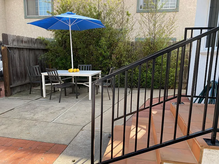 Private patio view