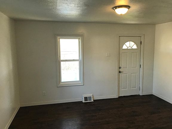 Front door into the huge family room.