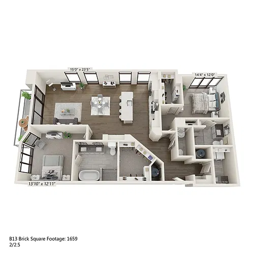 Floor plan B13