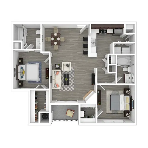 Floor plan 2X2 1014