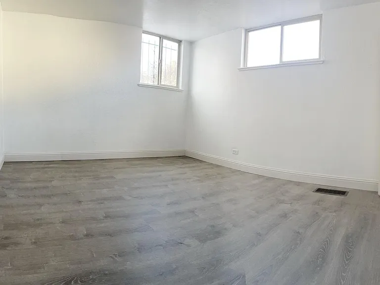 Spacious bedroom with full size closet
