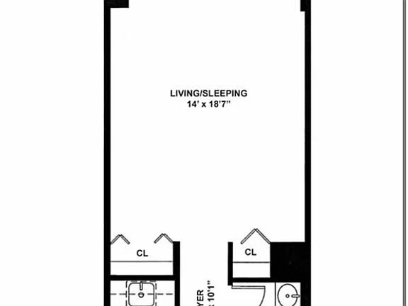2nd image of 350 W 50th St APT 4DD