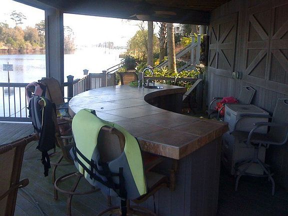 italian tile curved bar mirrors the upper deck