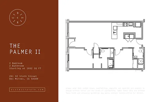 Floor plan Palmer II