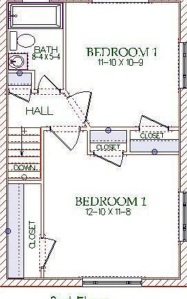 Upstairs Floorplan