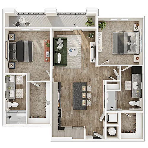 Floor plan B1