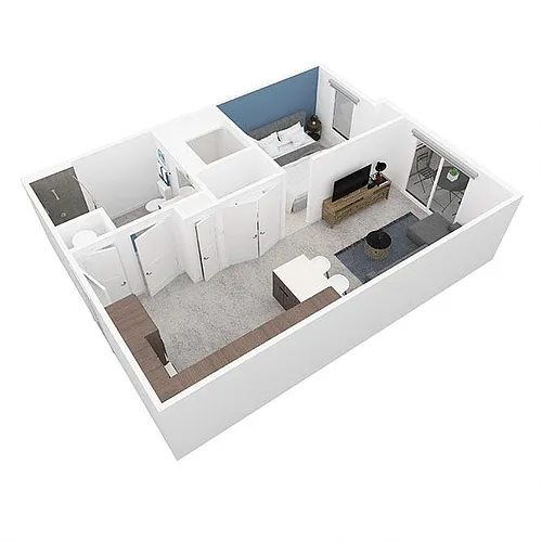 Floor plan Studio