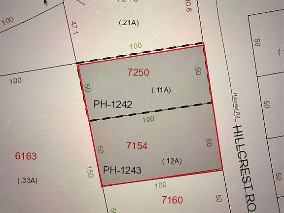 2nd image of 0 Hillcrest Rd #1242 & 1243