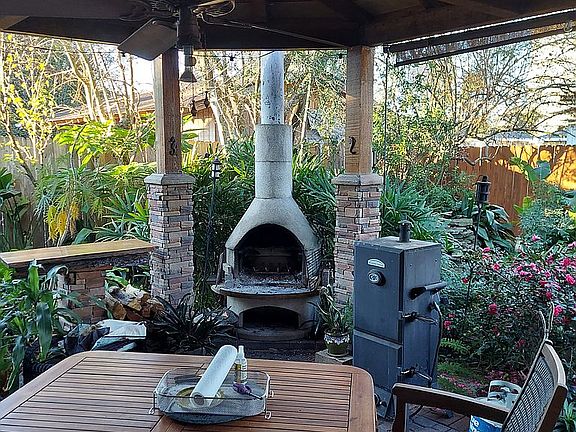 Pavilion Outdoor Fireplace