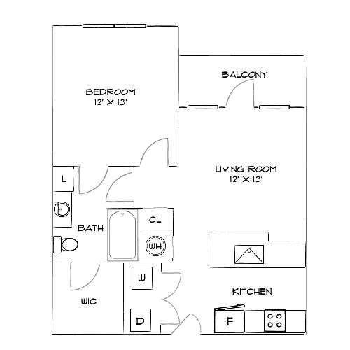 Floor plan Design 1A