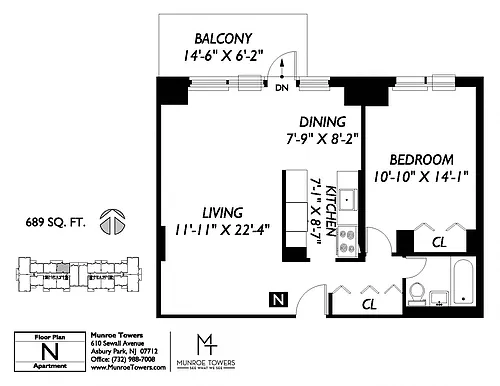 Floor plan Floorplan N
