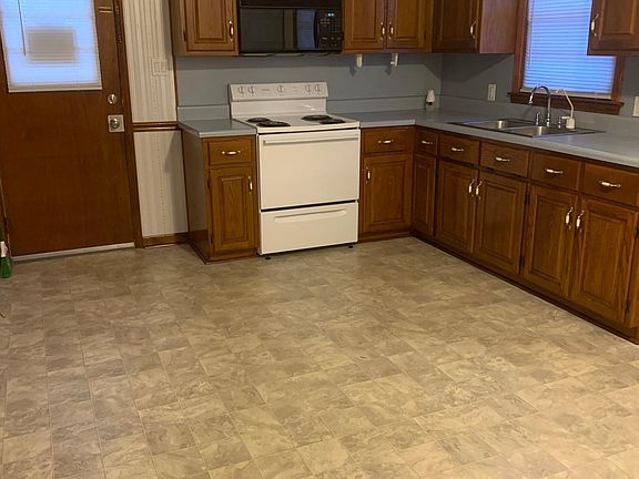 Kitchen with cabinets