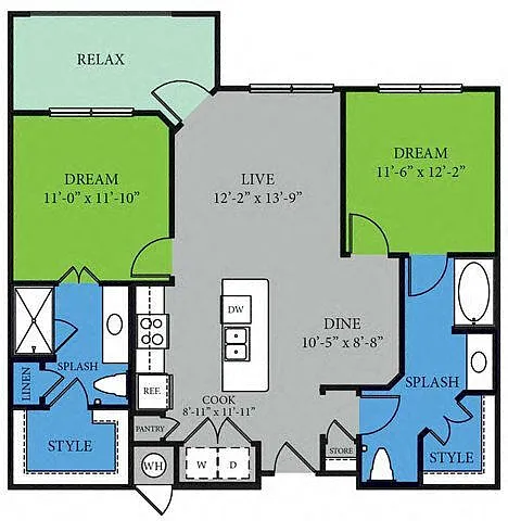 Floor plan B1.P8