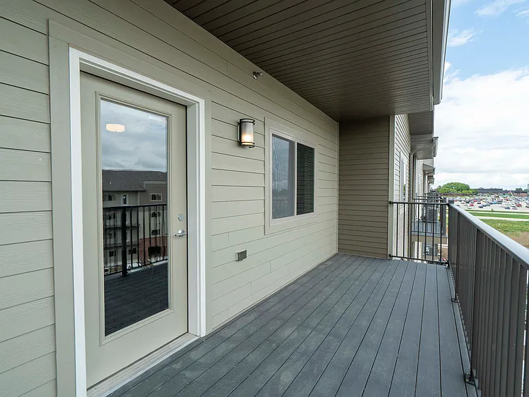 Enjoy the fresh air and open views from your private balcony, the perfect space to relax or entertain.