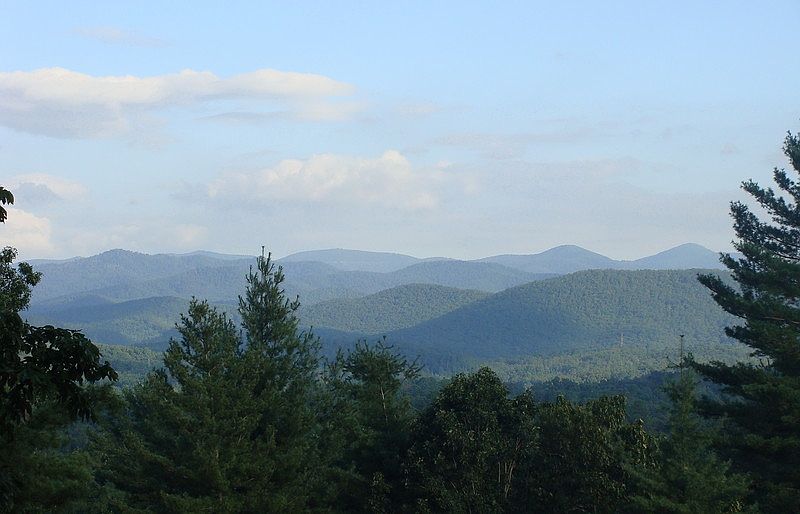 View from deck - Blue Ridge, Mt. Pisgah