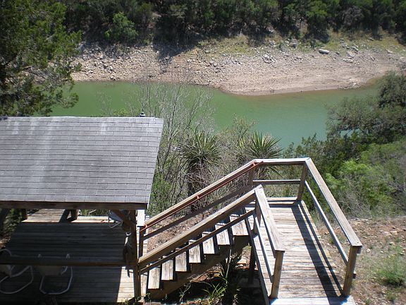 Back Patio overlooking Lake Travis
