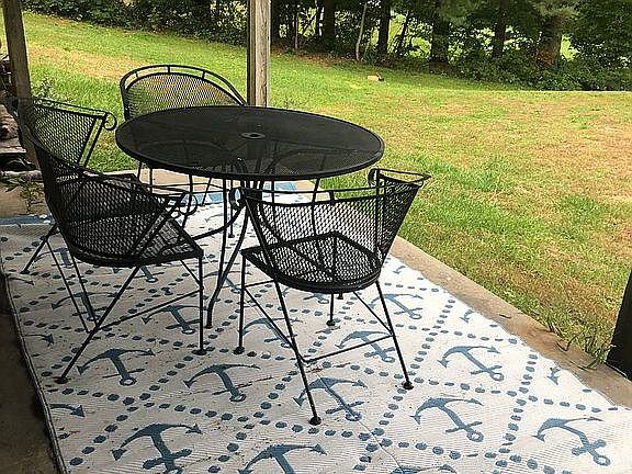 Walk out patio