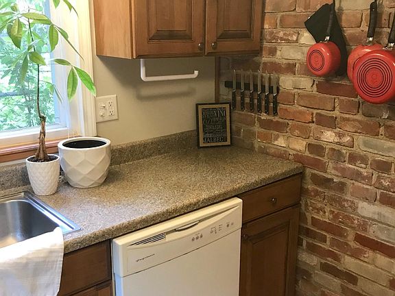 Exposed brick wall
